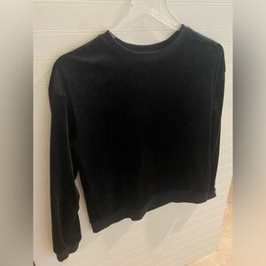 Banana Republic Velvet Sweatshirt Pullover